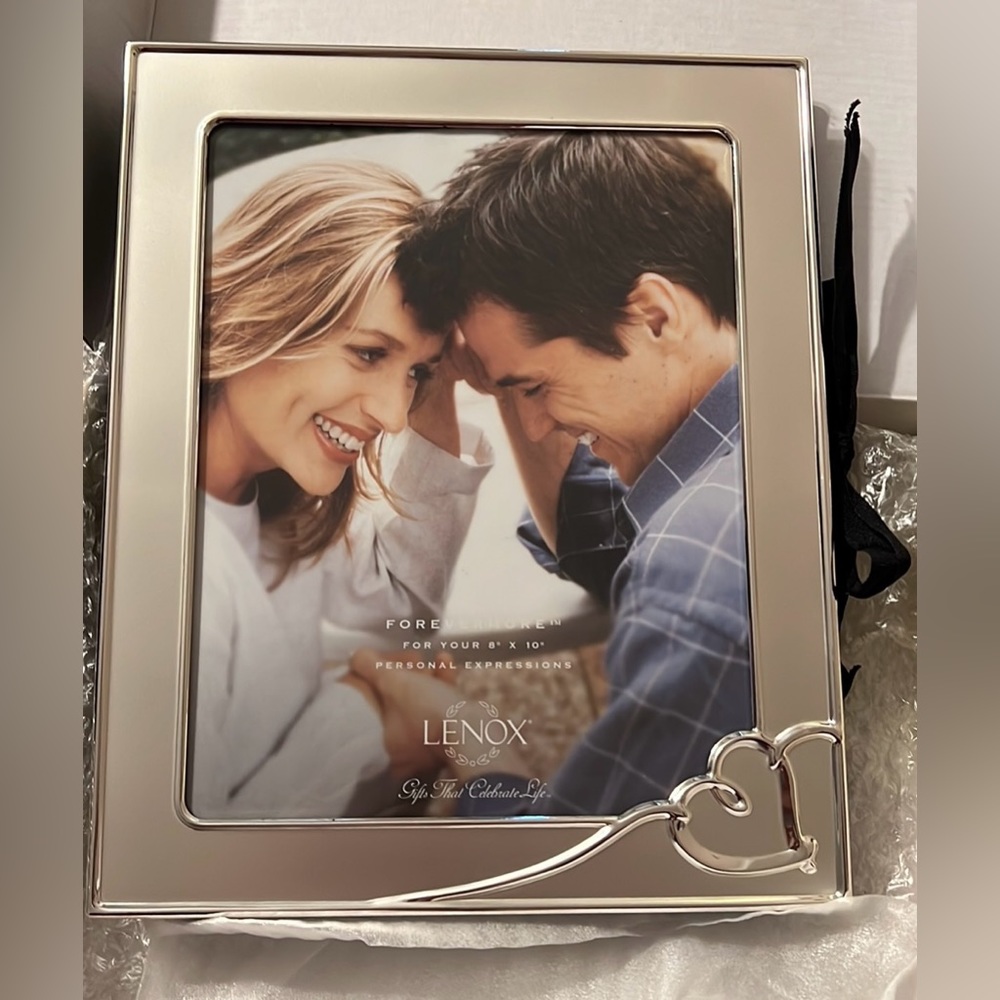 Lenox Forevermore Silver w/ Heart 8 x 10 Album - In Box - Never Used